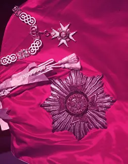 Tassels Prints: Order of the Bath (uniform), close-up of insignia