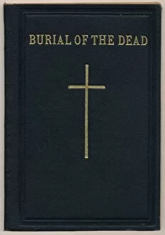 Typeface Gallery: The Order of the Burial of the Dead, c1900. Artist: JA Leuty