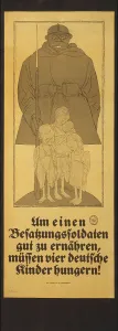 Discrimination Prints: In order to feed an occupying soldier well