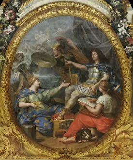 Charles 1619 1690 Gallery: Order restored in the Kingdoms finances, 1662, 1680s. Artist: Le Brun, Charles (1619-1690)