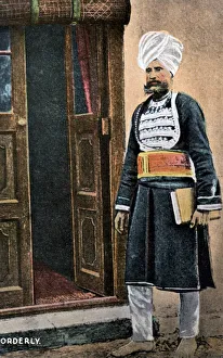 Nautch Prints: Orderly, Ambala, India, early 20th century