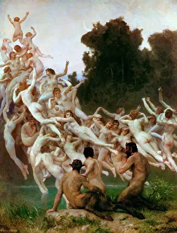 Greek Goddess Prints: The Oreads. Artist: Bourgeois, Sir Peter Francis (1756-1811)