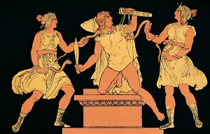 Pursuing Gallery: Orestes Pursued by Furies, 1880. Artist: Antique