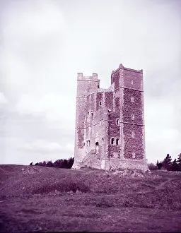 Norman Prints: Orford Castle, Suffolk, c1955. Creator: Arthur Charles Kirby Ware