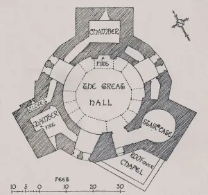 Charles Henry Bourne Quennell Collection: Orford Castle, Suffolk. (From Mr. Cautleys plan), (1931)