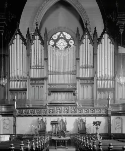 Detroit Prints: Organ at Fort Street Presbyterian Church