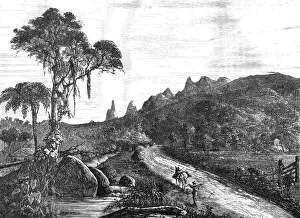 The Organ Mountains, from Theresopolis; Rio De Janeiro and the Organ Mountains, 1875. Creator: Thomas Woodbine Hinchliff