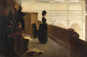 Brother In Law Gallery: The Organ Rehearsal, 1885. Creator: Henry Lerolle