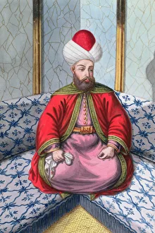 Divan Prints: Orhan I, Ottoman Emperor, (1808)