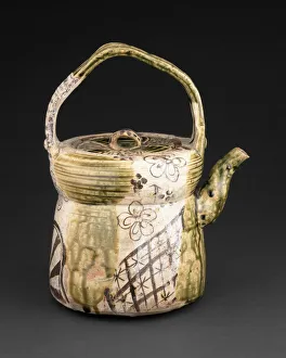 Oribe-Type Ewer, early 17th century. Creator: Unknown Oribe-Type Ewer, early 17th century. Creator: Unknown