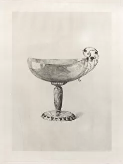 Oriental Cup Made from Agate, 1868. Creator: Jules-Ferdinand Jacquemart