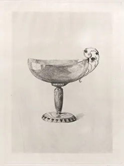 Oriental Cup Made from Agate, 1868. Creator: Jules-Ferdinand Jacquemart