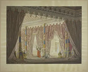 Turbans Prints: Oriental hall, 1831. Creator: Ludwig Daniel Philipp Schmidt