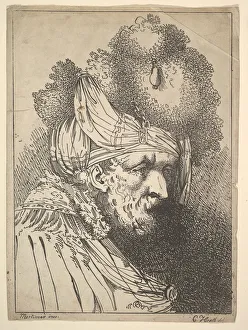 Mortimer Prints: Oriental Head, ca. 1803. Creator: Charles Theodosius Heath