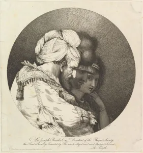 Mortimer Prints: Three Oriental Heads, March 5, 1780. Creator: Robert Blyth