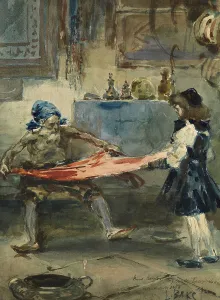 Léon 1866 1924 Prints: Oriental Scene. Artist: Bakst, Leon (1866-1924)