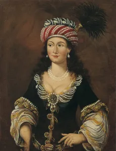 Serraglio Prints: Oriental woman, ca 1681-1682. Artist: Anonymous