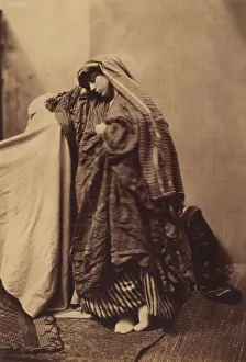 Exotic Prints: Orientalist Study of a Woman, 1858. Creator: Roger Fenton