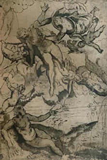 Giacomo Tintoretto Prints: The Origin of the Milky Way, c1575 (1932). Artist: Jacopo Tintoretto