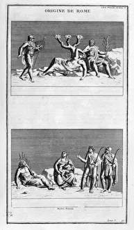 The origin of Rome, 1757. Artist: Bernard de Montfaucon