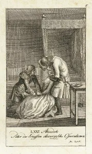 Almanac Prints: Original Anecdotes of Peter the Great, 1789. Creator: Daniel Nikolaus Chodowiecki