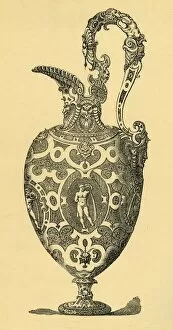 Aquarius Collection: Original design for a vase or ewer, (1881). Creator: Unknown