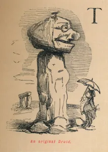 Stonehenge Prints: An original Druid, c1860, (1860). Artist: John Leech