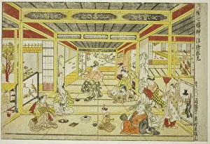 Good Fortune Prints: Original Perspective Picture of the Fashionable Seven Gods of Good Fortune (Furyu)