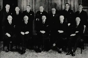 Anthony Eden Collection: The Original War Cabinet, 1939, (1945). Creator: Unknown