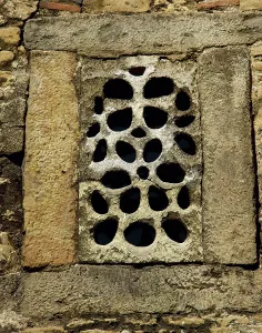 Original window, San Julian de los Prados, Spain, 9th century, (2002). Creator: LTL