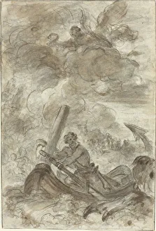 Orlando Kills the Orc with an Anchor. Creator: Jean-Honore Fragonard