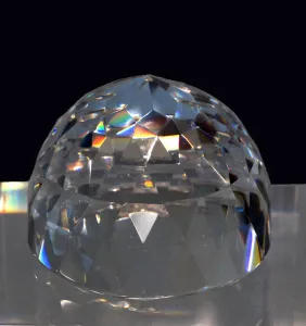 The Orlov diamond (from the Imperial Sceptre of Russian Empress Catherine the Great) The Orlov diamond (from the Imperial Sceptre of Russian Empress Catherine the Great)