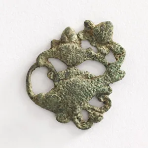 Carp Prints: Ornament: carp and lotus buds and leaf, Goryeo period, 12th-13th century