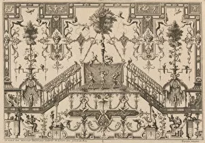 Ornament Designs Invented by J. Berain, 1711 or after. Creator: Jean Berain
