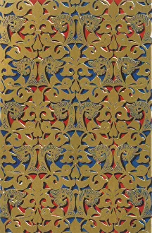Albert Frederick Prints: Ornament over doorway at the entrance, Court of the Lions, 1907. Creator: Unknown