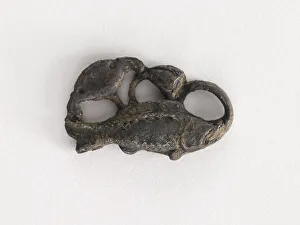 Ornament: fish, lotus leaf, and lotus seed pod, Goryeo period, 12th-13th century Ornament: fish, lotus leaf, and lotus seed pod, Goryeo period, 12th-13th century