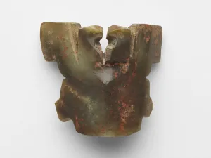 33rd Century Bc Collection: Ornament in the form of an animal head and crest, Late Neolithic period, ca. 1050-ca