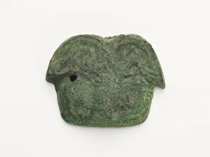 Jewelry And Ornament Gallery: Ornament in the form of an animal mask, Western Zhou dynasty, ca. 1050-770 BCE