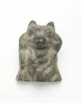 Ornament in the form of a bear, Han dynasty, 206 BCE-220 CE. Creator: Unknown
