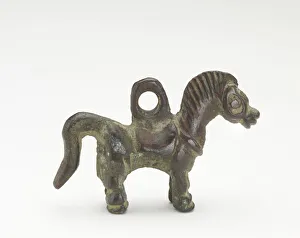 Ordos Prints: Ornament in the form of a horse, Period of Division, 220-589. Creator: Unknown
