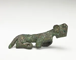 Jewelry And Ornament Prints: Ornament in the form of a tiger (fragment), Western Zhou dynasty, ca. 900 BCE