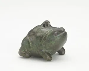Ornament in the form of a toad, Han dynasty, 206 BCE-220 CE. Creator: Unknown