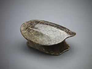 Ornament in the form of a tortoise shell, Ming dynasty, 1368-1644. Creator: Unknown Ornament in the form of a tortoise shell, Ming dynasty, 1368-1644. Creator: Unknown