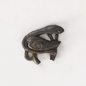 Ornament fragment: goose and water plants, Goryeo period, 12th-13th century Ornament fragment: goose and water plants, Goryeo period, 12th-13th century