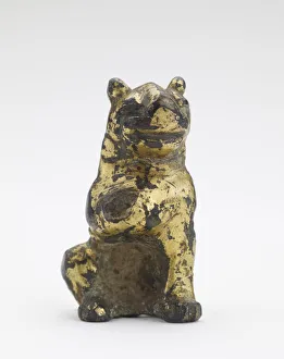 Ornament: lioness statuette, Period of Division, 220-589. Creator: Unknown Ornament: lioness statuette, Period of Division, 220-589. Creator: Unknown