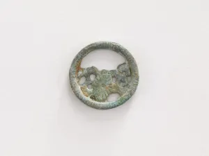 Ornament: lotus leaf, Goryeo period, 12th-13th century. Creator: Unknown Ornament: lotus leaf, Goryeo period, 12th-13th century. Creator: Unknown