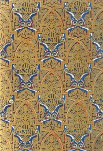 Albert Frederick Prints: Ornament in panels on the Walls, Hall of the Ambassadors, 1907. Creator: Unknown