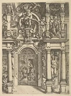 Ornament plate from Architettura, 1598. Creator: Wendel Dietterlin the Elder