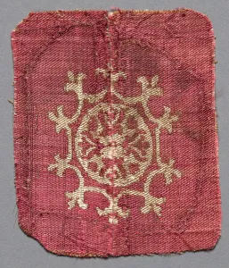 Ornament from a Tunic, Two Fragments Joined as One, 8th century. Creator: Unknown