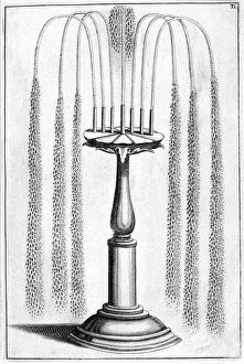 Ornamental fountain design, 1664. Artist: Georg Andreas Bockler Ornamental fountain design, 1664. Artist: Georg Andreas Bockler